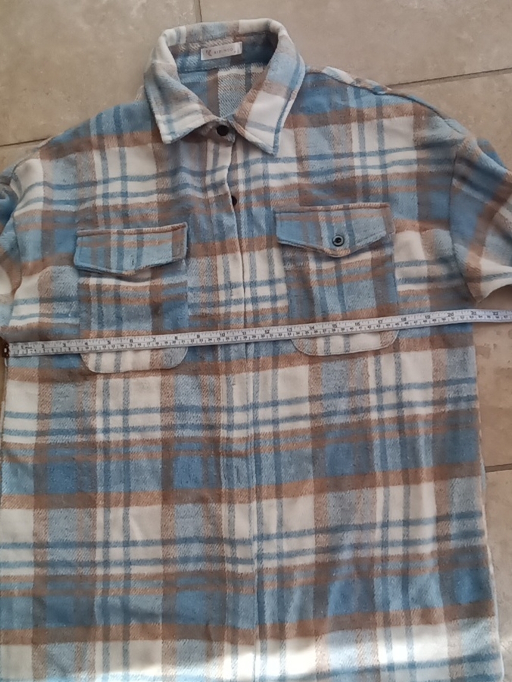 Chic Plaid Overshirt - Picture 7 of 11